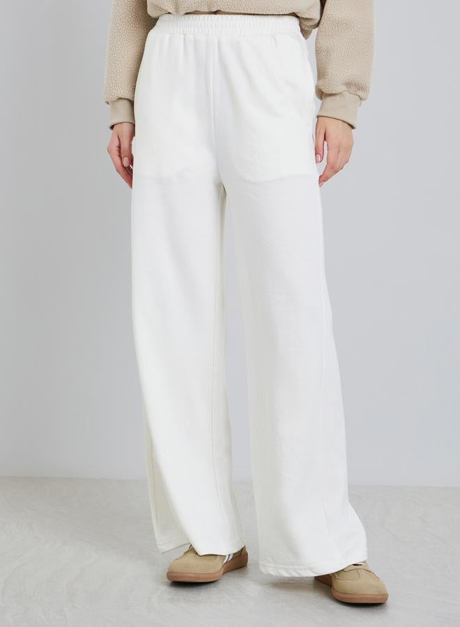 ستايلي جوغر قطني بأرجل واسعة - Image 1